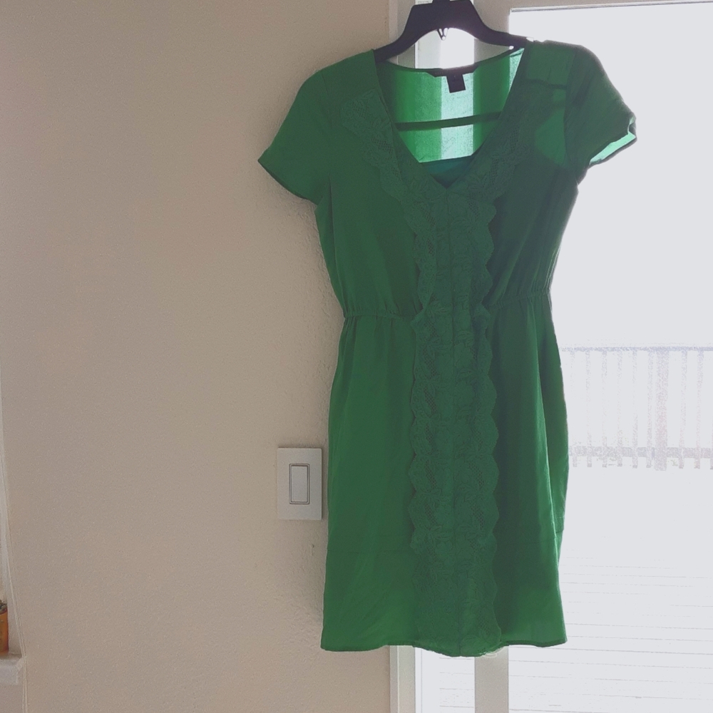 Marc by Marc Jacob silk green summer dress